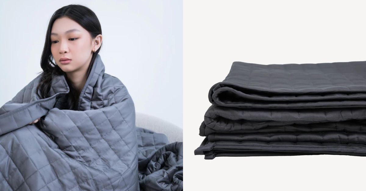 Bedtribe Iced Weighted Blanket - Cooling Weighted Blanket for Humid Nights