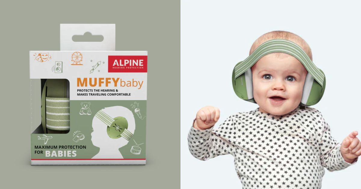 Alpine Muffy Baby - Protective Travel Essential For Babies’ Ears