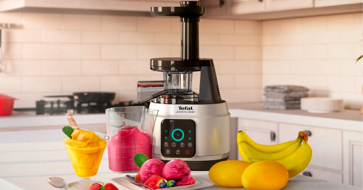 Tefal Slow Juicer - smart kitchen equipment 