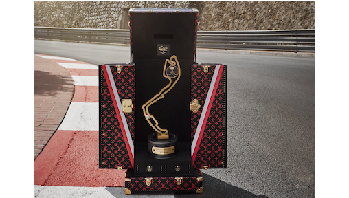 F1 Grand Prix Louis Vuitton trophy case on May 23, 2021 in Monaco