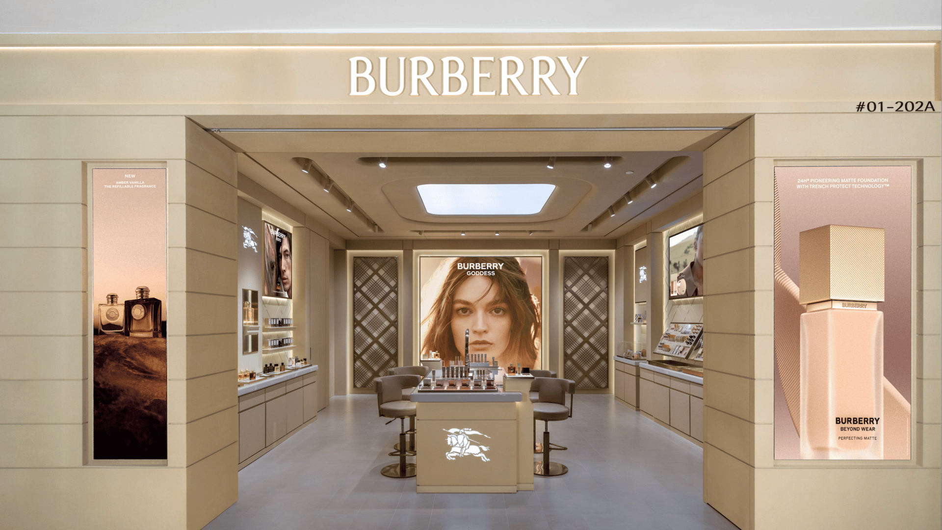 Visit the newly opened Burberry Beauty at Vivocity