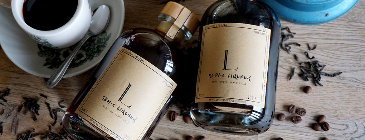 Homegrown Distillery Compendium Brings Local Flavours to Spirits with Teh-O and Kopi-O Rum Liqueurs Singaporean Rum: Compendium Spirits
