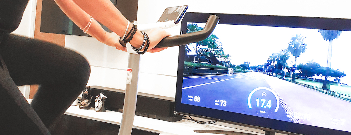 NEXGIM AI Power Exercise Bike For A Spin Class At Home