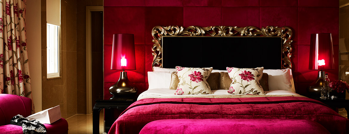 Top hotels and suites designed by fashion designers