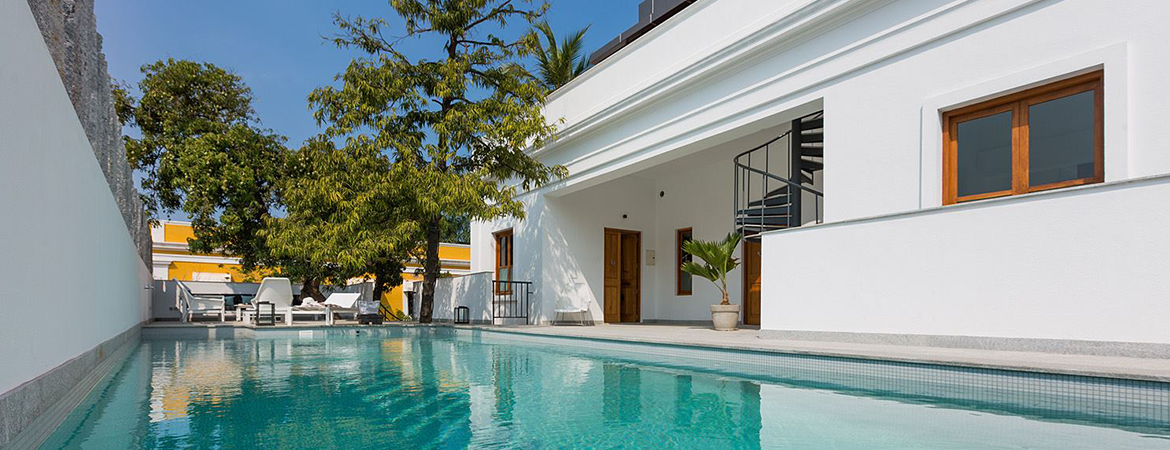 LA VILLA Pondicherry: A Luxury Boutique Hotel in South India Located in the French Colony of  Pondicherry- Banner