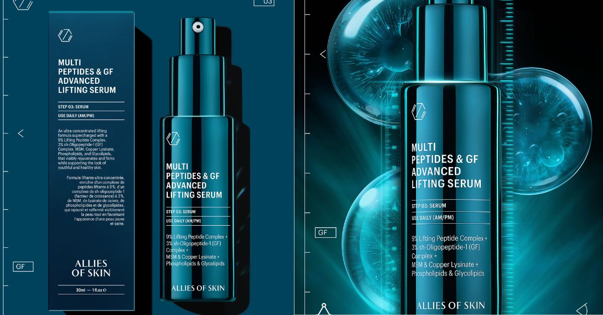 Allies of Skin Multi Peptides & GF Advanced Lifting Serum - sephora skincare 2023