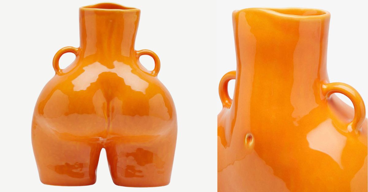 Anissa Kermiche Love Handles Ceramic Vase - Statement Home Decor