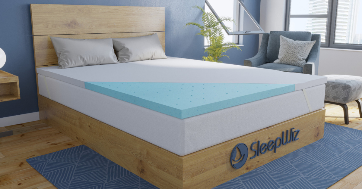 sleep wiz ergolush mattress topper