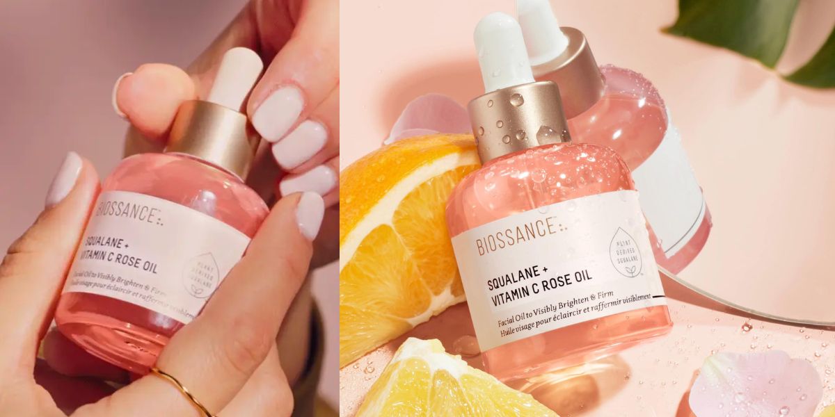 Biossance Squalane + Vitamin C Rose Oil