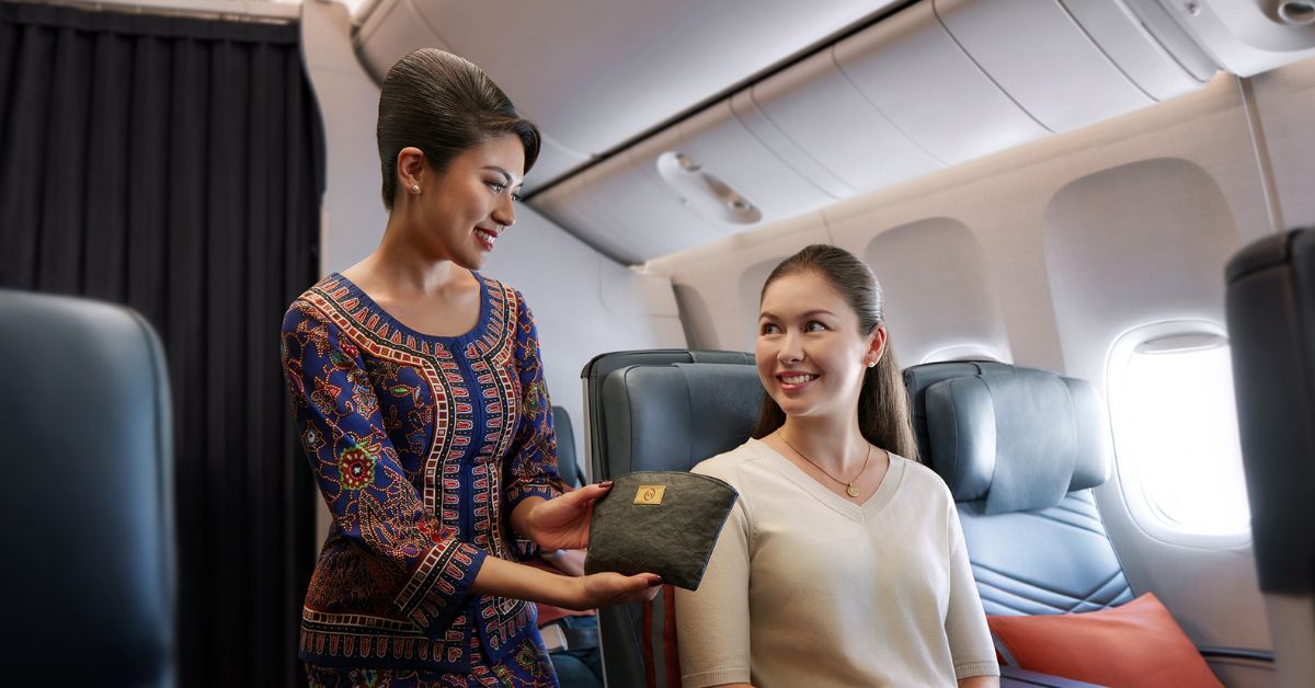 Brand New In-Flight Amenity Kit for Premium Economy Flyers