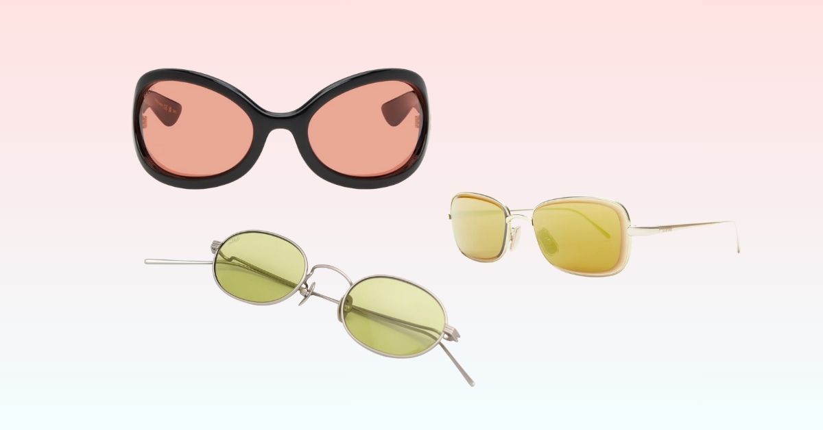 Bright-Coloured Sunglasses: See The World Through Rose-Tinted Lenses