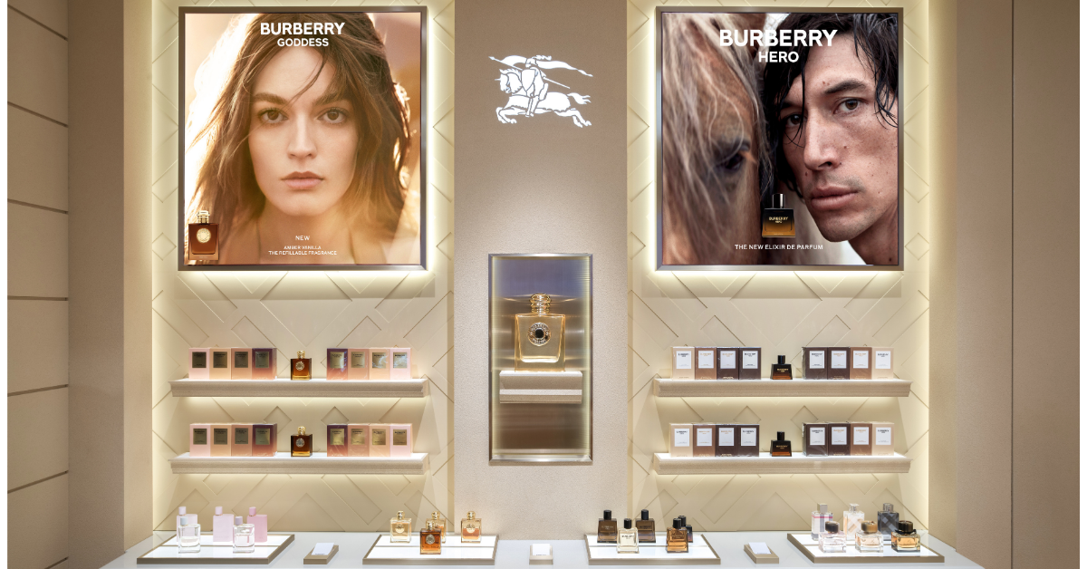 Find your favourite Burberry fragrances at the Burberry beauty boutique
