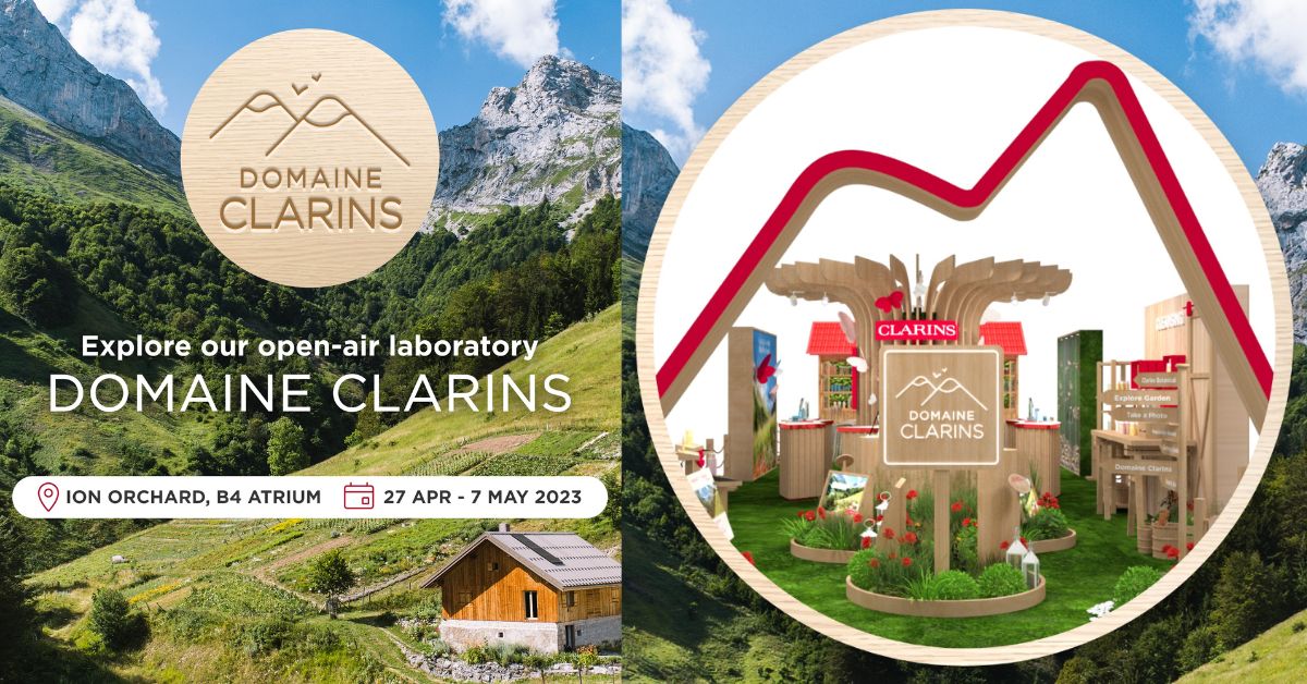 CLARINS DOMAINE at Ion Orchard