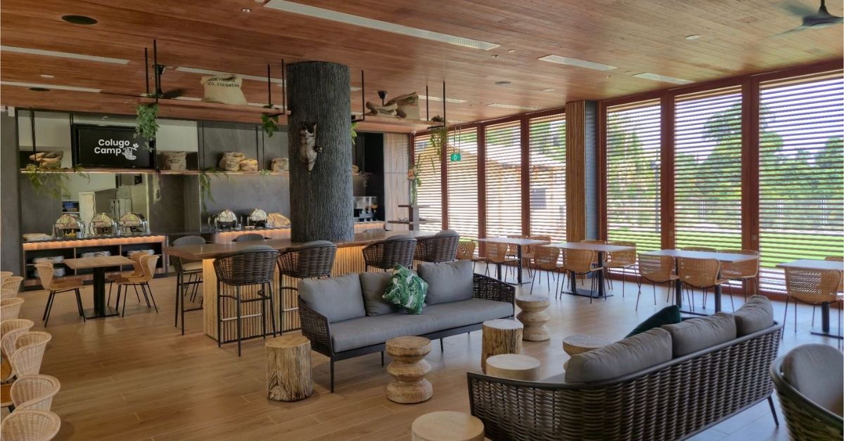 Colugo Camp Dining Hall. Credit Mandai Wildlife Group