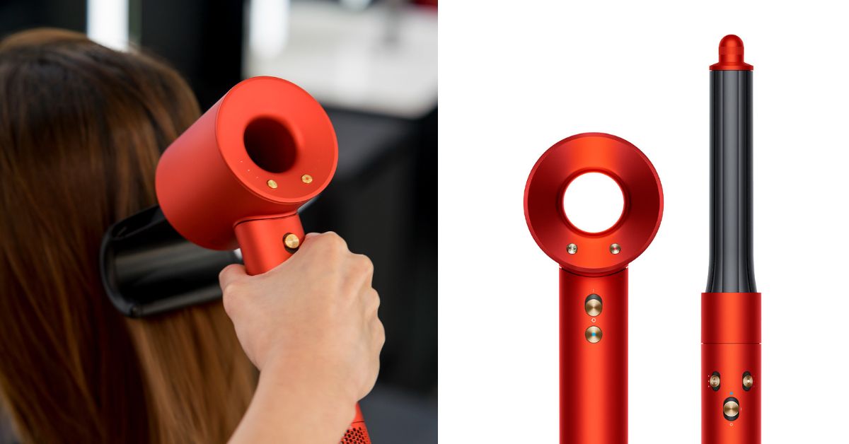 Dyson Limited Edition Hair Care Machines in Topaz Orange - practical valentines gift