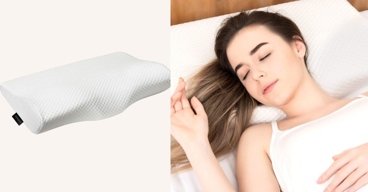 EPABO Contour Memory Foam Pillow - Therapeutic Relief 