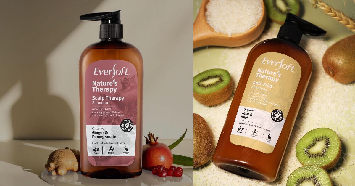 EVERSOFT - New Nature Therapy Shampoo Range
