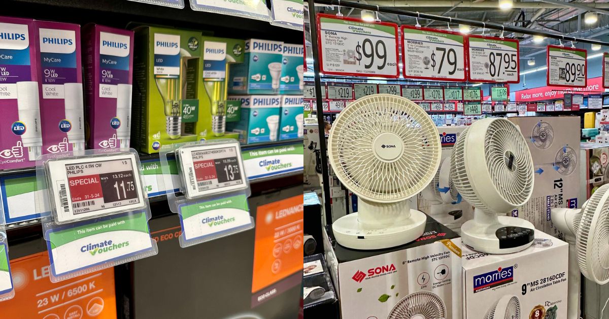 Fairprice - Supermarket with Affordable LED Lights and Direct Current Fans