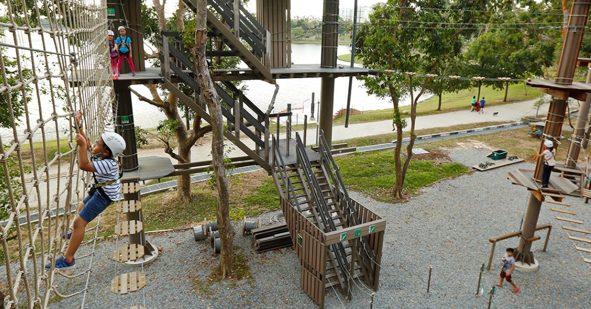 Treetop Obstacle Course at Forest Adventure - Outdoor Gift Experience 