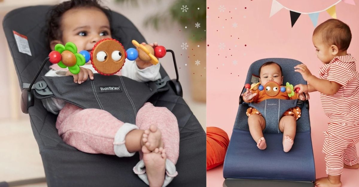 Gifts for Babies to Soothe and Relax - BabyBjörn Googly Eye Bouncer Toy