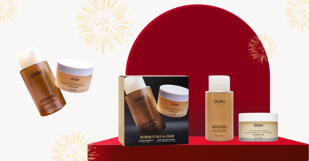 Gorgeous Hair All Year Round - OUAI Scrub It All A-Ouai Duo (Limited Edition)