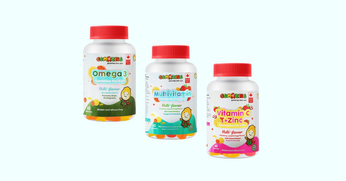 Gumazing Immunity Pack – Kids’ Supplements With Essential Vitamins