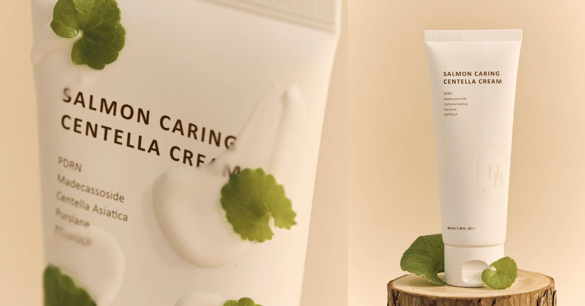 Heveblue Salmon Caring Centella Cream – Calming PDRN Skincare With Madecassoside