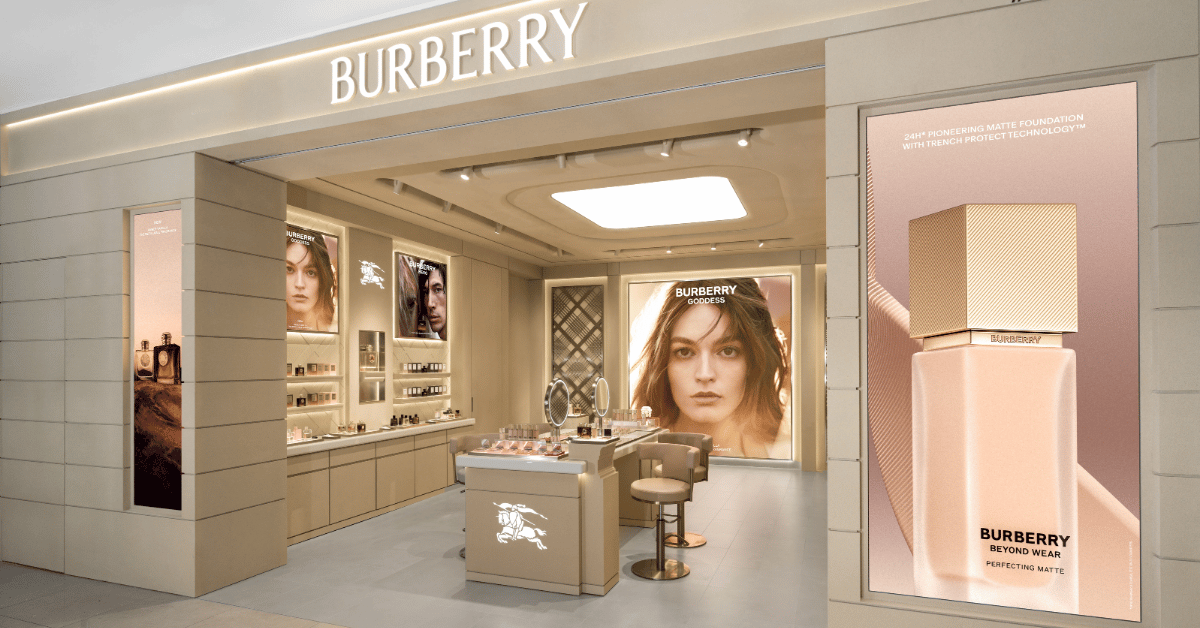 Burberry Beauty's first standalone boutique in Singapore