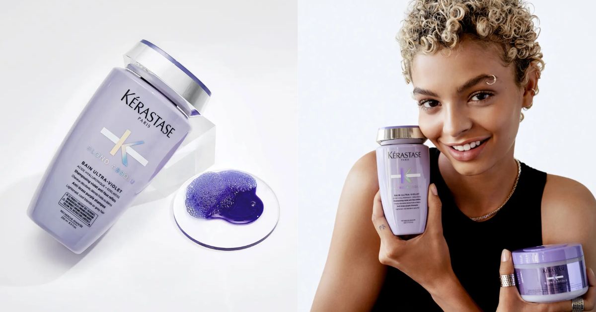 Kérastase Blond Absolu Bain Ultra Violet Shampoo - Hydrating Colour Depositing Shampoo
