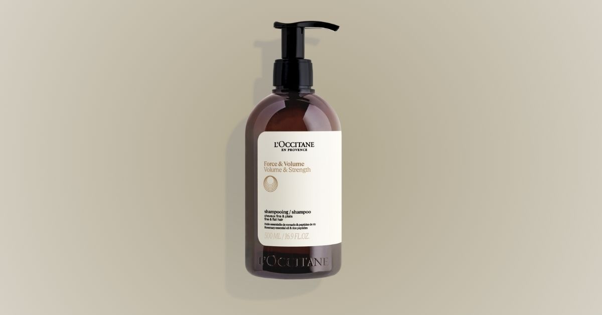 L’occitane Volume & Strength Shampoo – Shampoo For Thinning Hair Formulated With Rosemary Oil