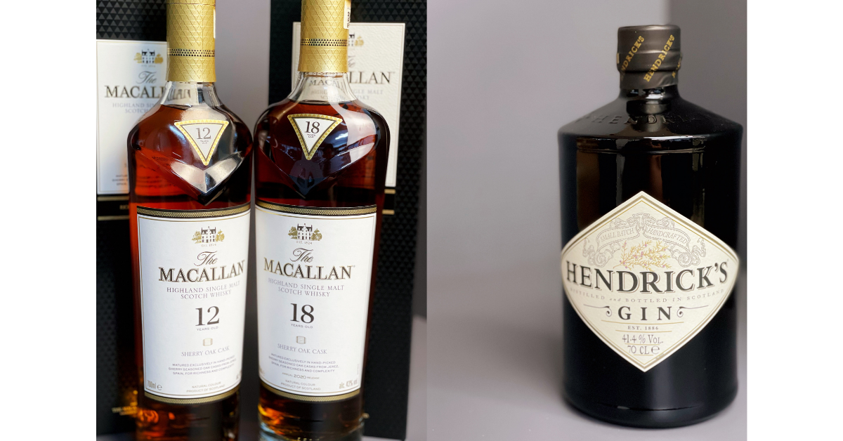 Local Online Liquor Store Offers Doorstep Alcohol Delivery in Singapore_Macallan Series and Hendrick's Gin