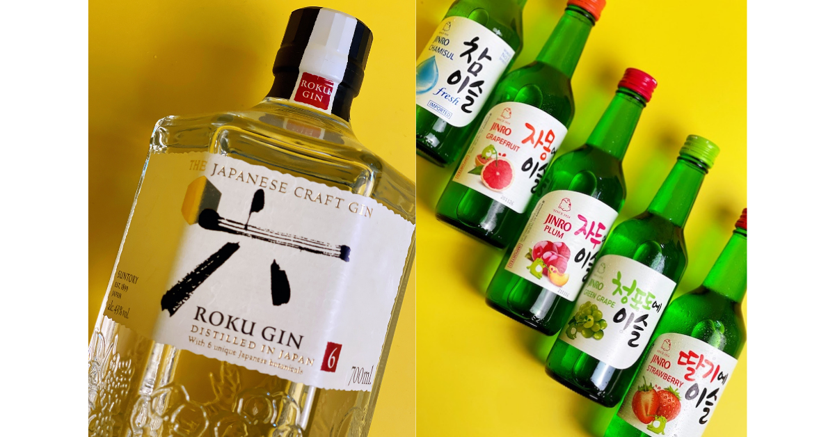 Local Online Liquor Store Offers Doorstep Alcohol Delivery in Singapore_Roku Gin and Jinro Soju