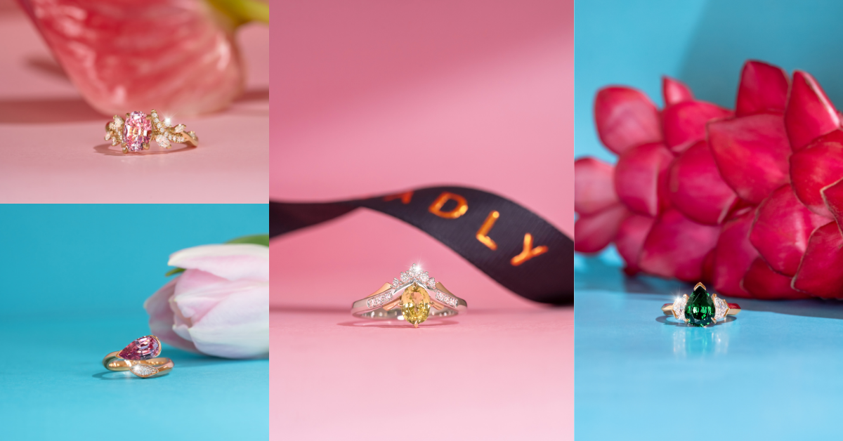 MADLY: One-of-a-Kind Gemstone Wedding Rings for One-of-a-Kind Love Stories