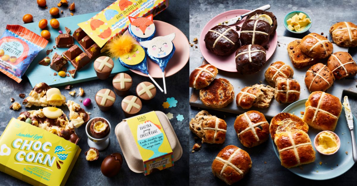 Marks & Spencer - Easter Chocolates, and Hot Cross Buns in A Variety of Flavours