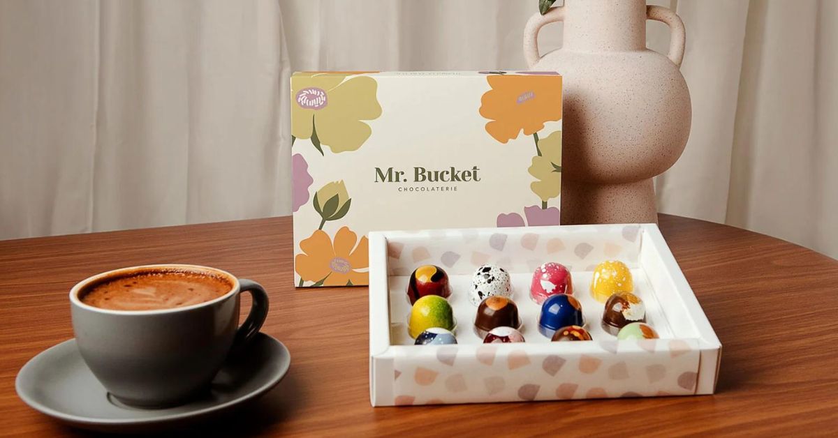 Mr. Bucket Chocolaterie - Limited Editions Chocolate Bon Bons in Exclusive Mother’s Day Gift Packaging