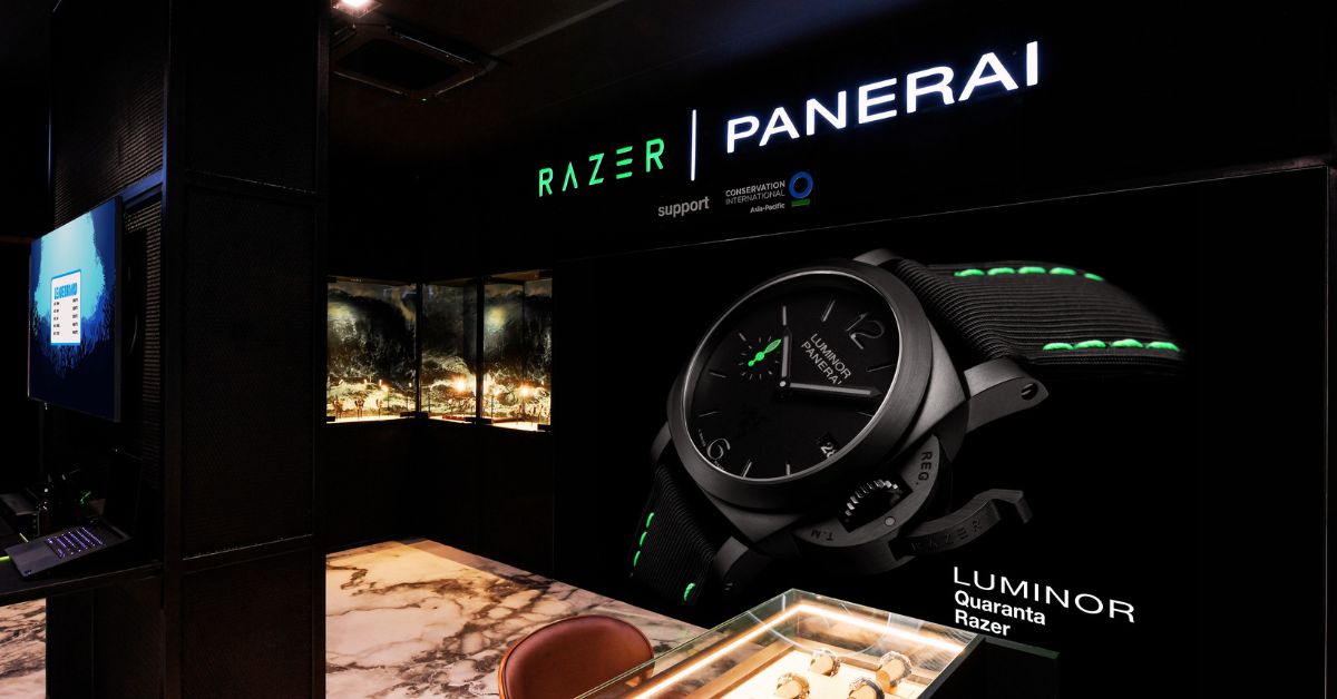 Panerai x Razer "Make Time For Our Ocean" Interactive Pop-Up