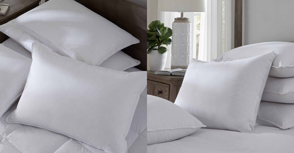 Restful Nights Down Pillow – Soft Down Pillow For Stomach and Combination Sleepers