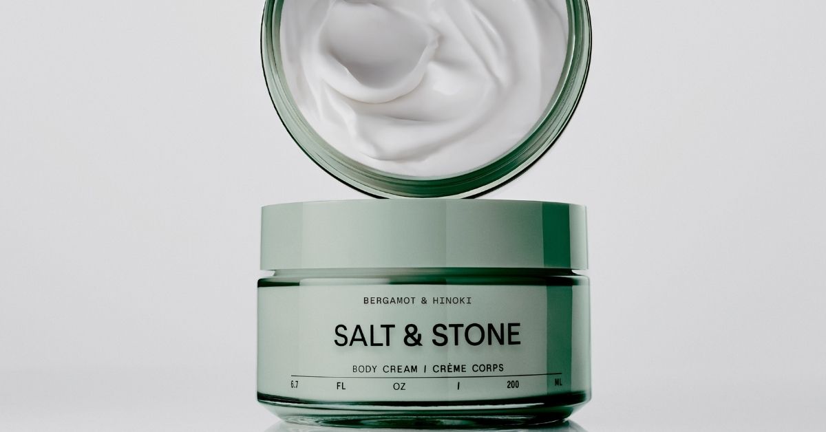 Salt & Stone Body Cream in Bergamot & Hinoki