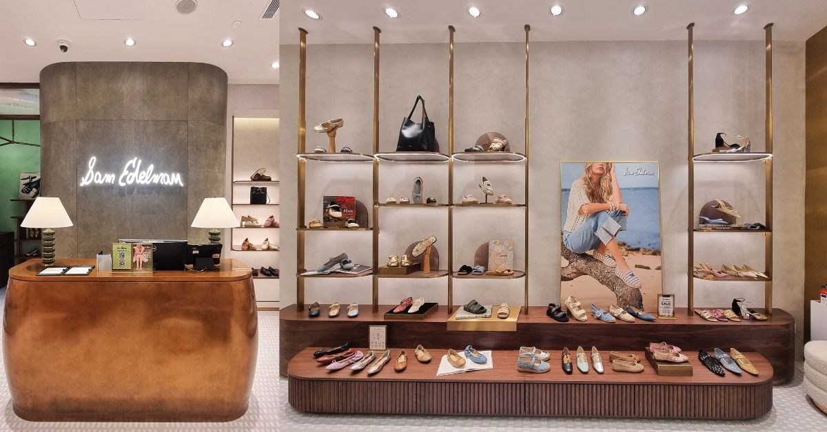 Sam Edelman’s store in Jewel Changi channels deep tones and luxurious textures for AW25