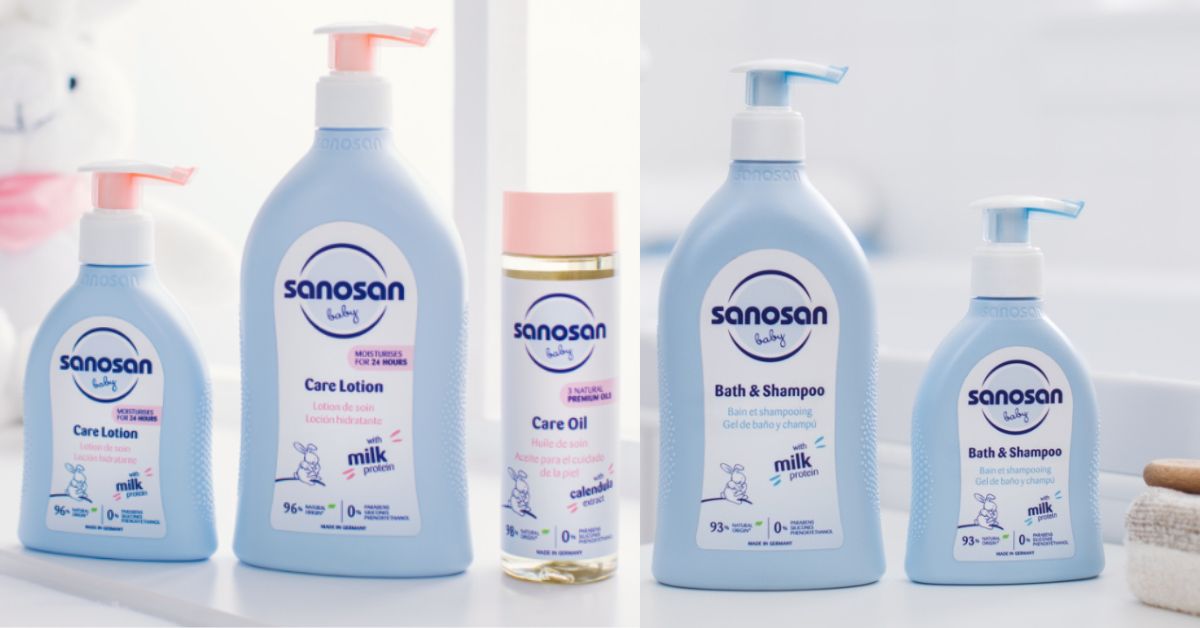 Sanosan - Kids and Baby Skincare Made with Natural Milk Protein
