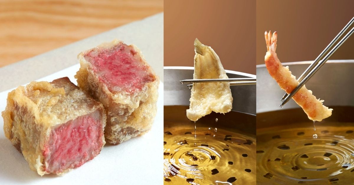 Signature Tempura Dishes - Tentsuru menu