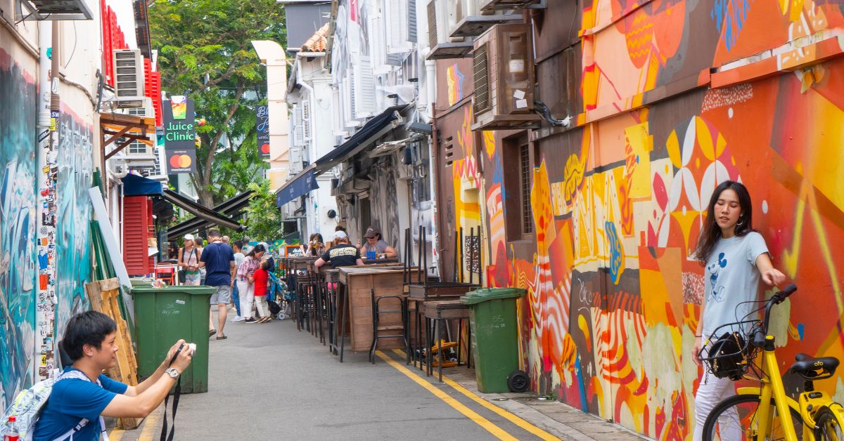 kampong glam street art singapore