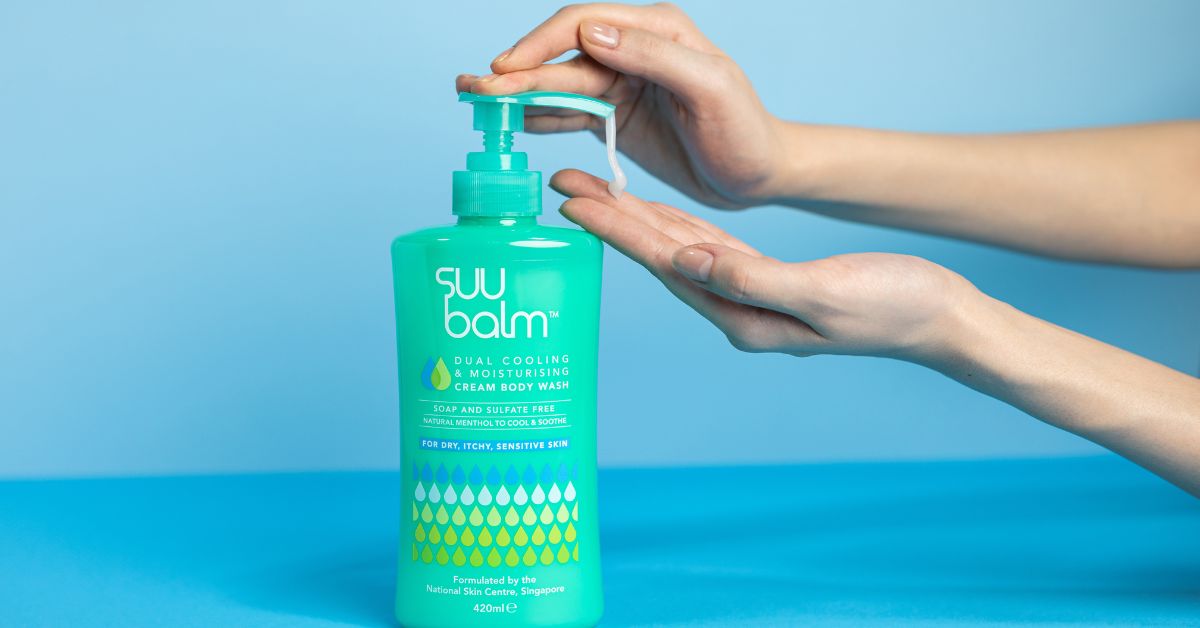 Suu Balm® Dual Cooling and Moisturising Cream Body Wash