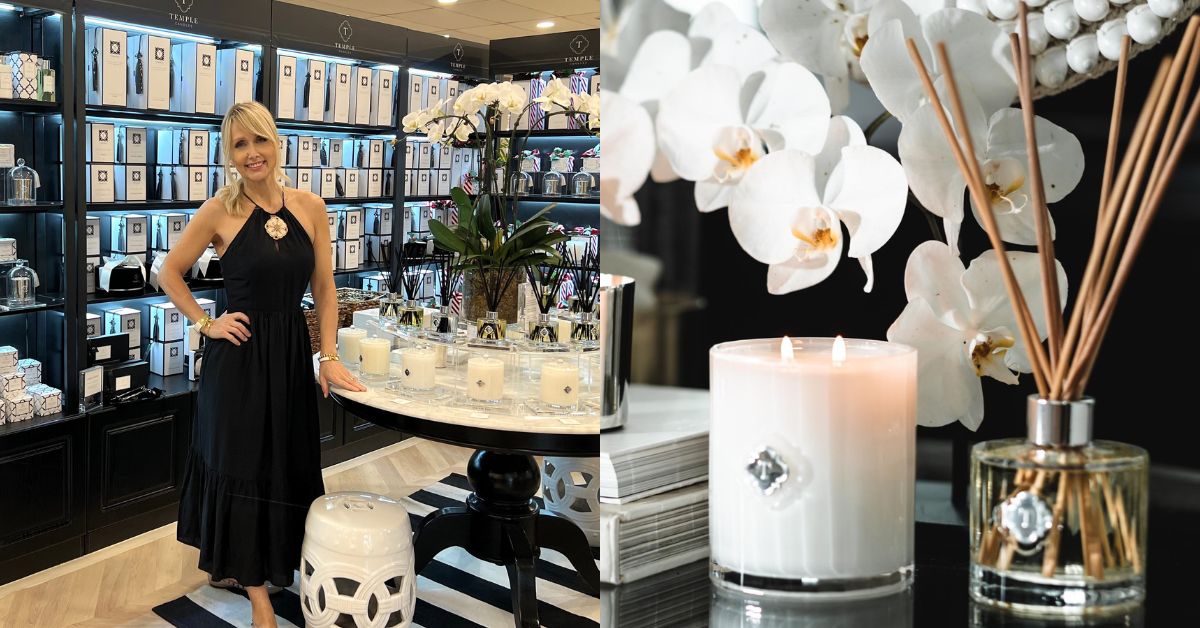Kendall Hamill, Founder of TEMPLE Candles - Luxury Candle Brand 