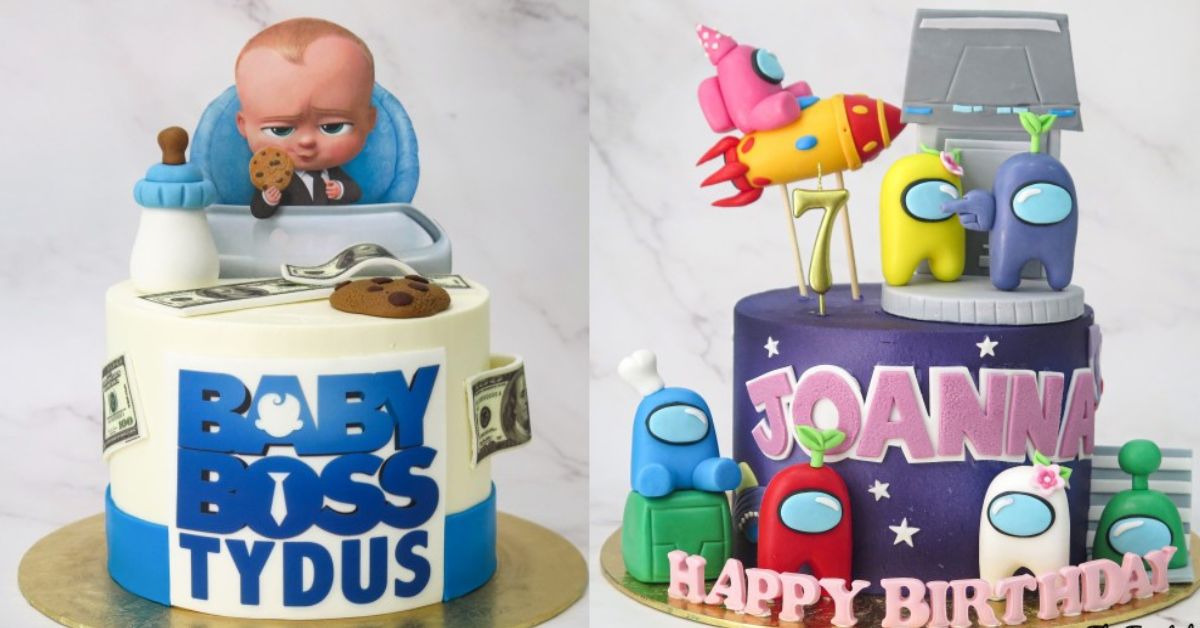 The Frosted Chick - Aesthetically-Pleasing Customised Kids Birthday Cakes