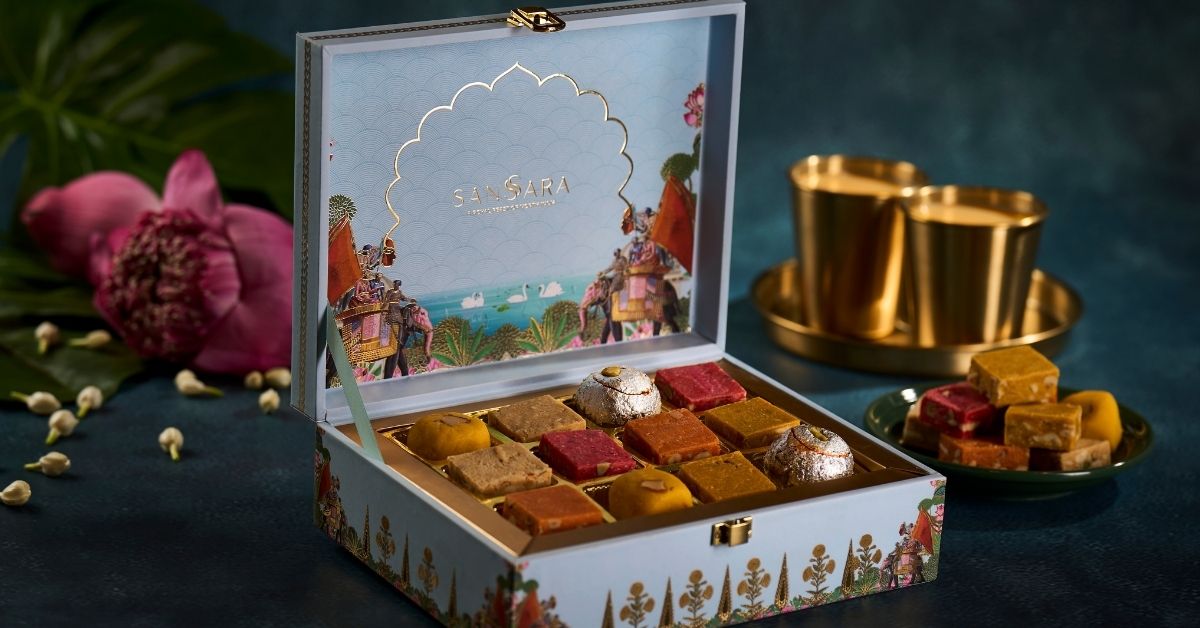 The Gift of Sweet Traditions:  Diwali Mithai Box by SanSara 