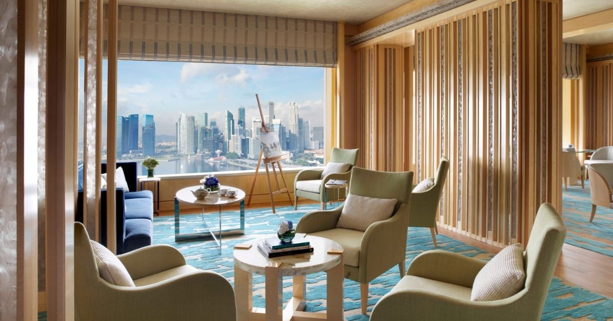 The Marina Bay skyline singapore