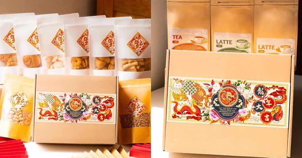 The Wai Company - Classy CNY Gift Boxes with Coffee, Tea and Snacks