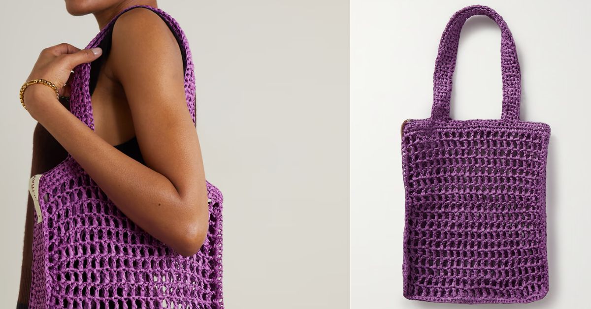 Ultraviolhat Crocheted Tote - summer 2023 bag