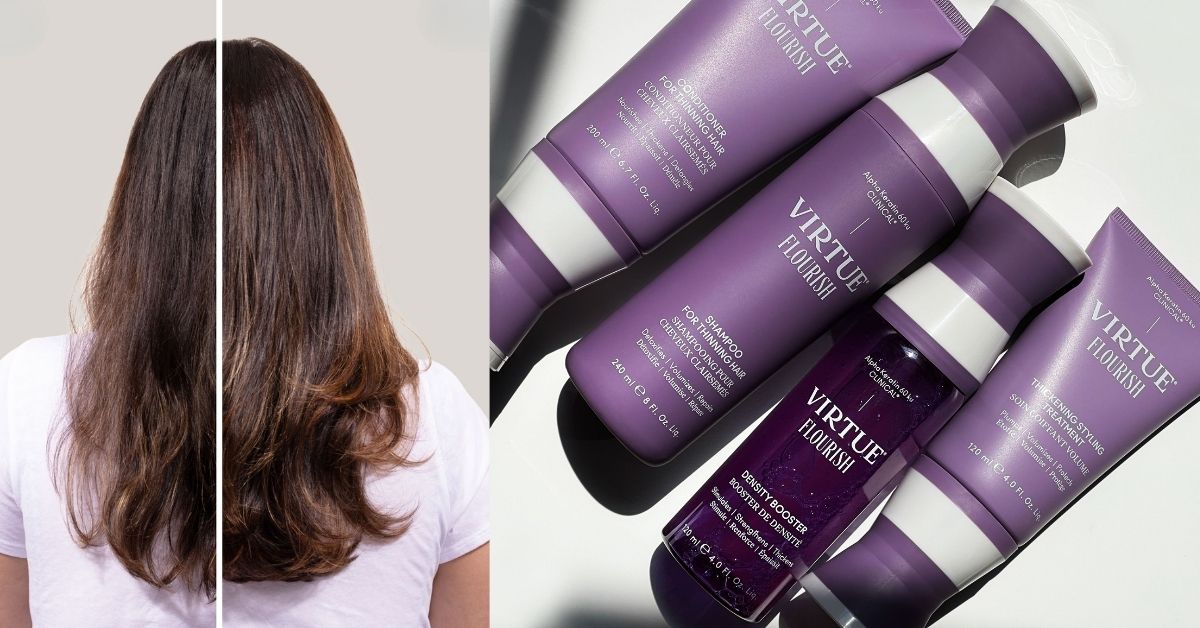 Virtue Flourish - Shampoo, Treatment and Mask for Thinning Hair in Singapore